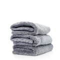 Double Plush Edgeless Microfiber Towel Gray)